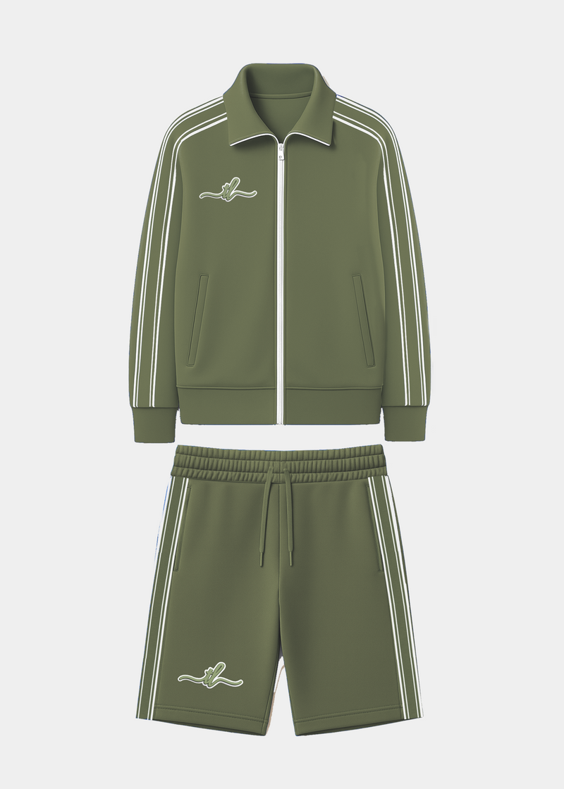Opulent Shorts Set V2 - Stealth Green